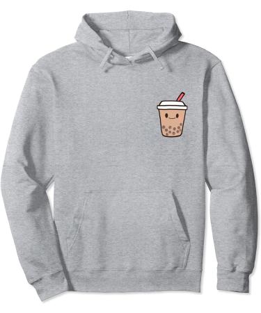 Cute Kawaii Boba Milk Tea Bubble Tapioca Pearls Tea Lover Pullover Hoodie