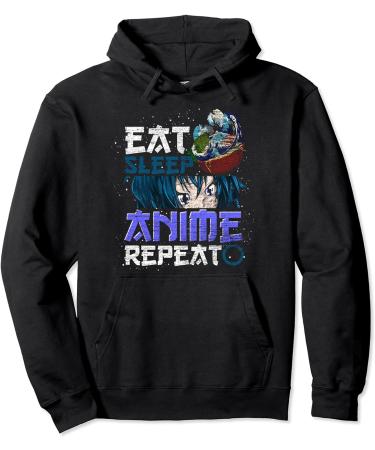 Otaku Kawaii Japanese Ramen Noodles Waves Manga Foodie Anime Pullover Hoodie