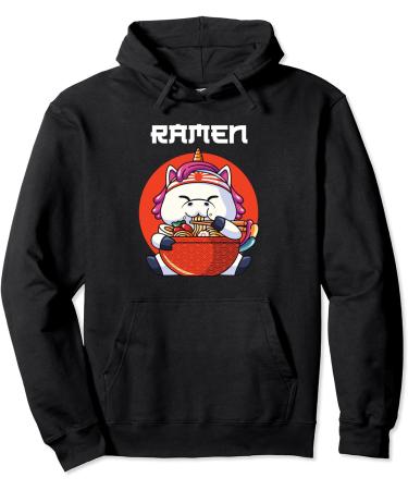Ramen Noodle Lover Unicorn Anime Pullover Hoodie