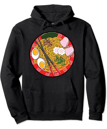 Ramen Life Noodle Japanese Kawaii Pullover Hoodie