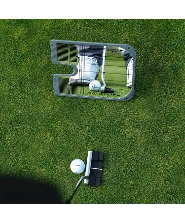 PuttOut Putting Mirror Trainer & Alignment Gate - Red/Gray - Buy Online on SooperMarket.com