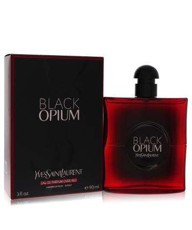Black Opium Over Red by Yves Saint Laurent Eau De Parfum Spray 3 oz for Women