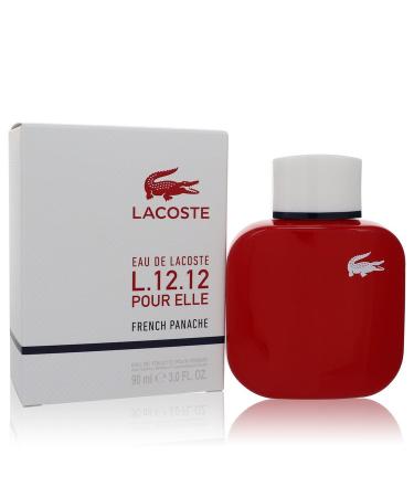 Eau De Lacoste L.12.12 Pour Elle French Panache by Lacoste Eau De Toilette Spray 3 oz for Women