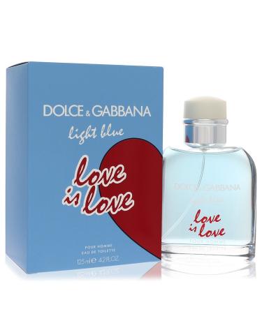Light Blue Love Is Love by Dolce & Gabbana Eau De Toilette Spray 4.2 oz for Men