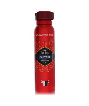 Old Spice Captain by Old Spice Deodorant Spray 5 oz for Men