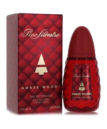 Pino Silvestre Amber Woods by Pino Silvestre Eau De Toilette Spray 4.2 oz for Men