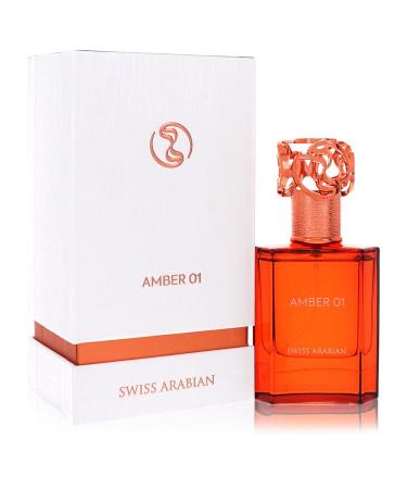 Swiss Arabian Amber 01 by Swiss Arabian Eau De Parfum Spray (Unisex) 1.7 oz for Men