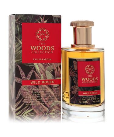 The Woods Collection Wild Roses by The Woods Collection Eau De Parfum Spray (Unisex) 3.4 oz for Women