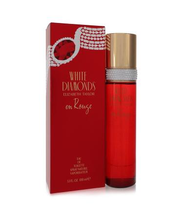 White Diamonds En Rouge by Elizabeth Taylor Eau De Toilette Spray 3.3 oz for Women