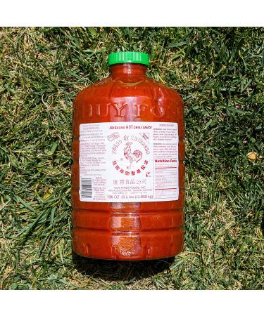 Huy Fong Sriracha Chili Sauce 8.5 lb - Authentic Thai Hot Sauce - Buy Online on SooperMarket.com