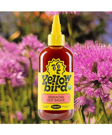 Organic Sriracha Hot Sauce - Yellowbird | Spicy Plant-Based Chili Pepper Sauce | Gluten Free, Non-GMO - 9.8 oz - Buy Online on SooperMarket.com
