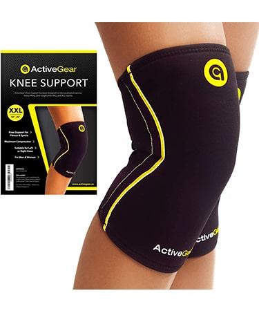 ActiveGear Knee Brace Support - Heavy Duty Neoprene Compression Sleeve (Large) for Sports - Buy Online on SooperMarket.com