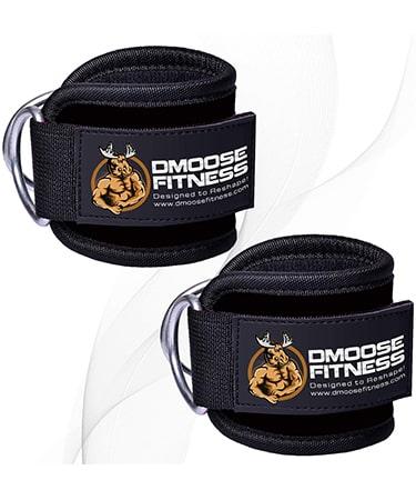 DMoose Fitness Ankle Strap for Cable Machines for Kickbacks Pair