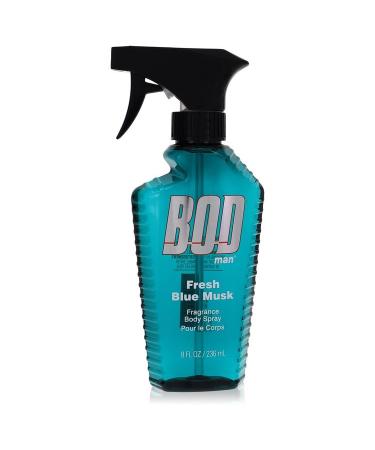 Bod Man Fresh Blue Musk by Parfums De Coeur Body Spray 8 oz for Men