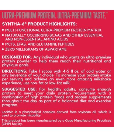 Buy BSN Syntha-6 Protein Powder | Ultimate Muscle Recovery & Growth - Buy Online on SooperMarket.com