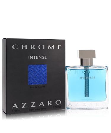 Chrome Intense by Azzaro Eau De Toilette Spray 1.7 oz for Men