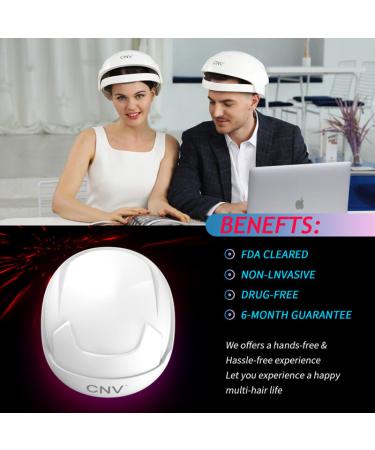 CNV Laser Hair Growth Helmet System - White - Buy Online on SooperMarket.com