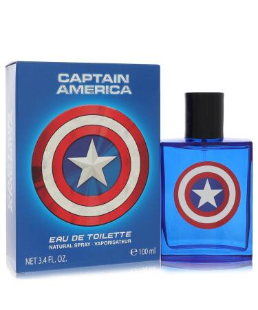 Captain America by Marvel Eau De Toilette Spray 3.4 oz for Men