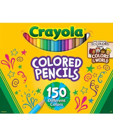 Crayola Colored Pencil Set - 150 Different Colors