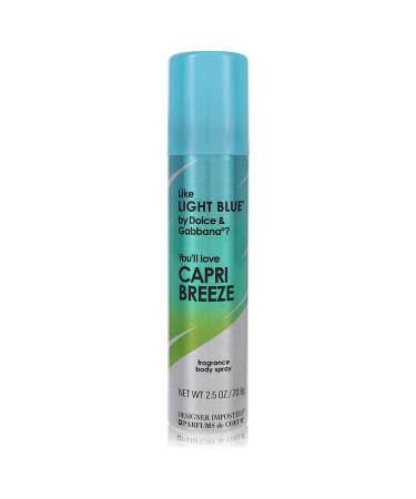 Designer Imposters Capri Breeze by Parfums De Coeur Body Spray 2.5 oz for Women