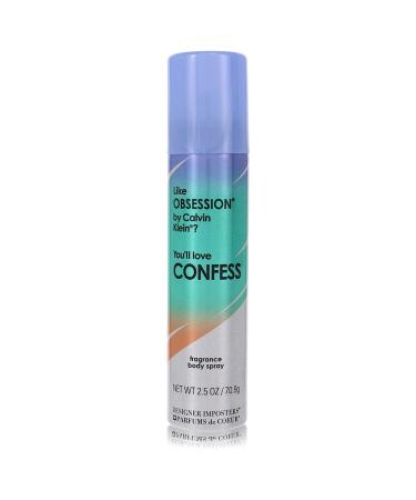 Designer Imposters Confess by Parfums De Coeur Deodorant Body Spray 2.5 oz for Women