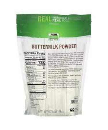 Now Foods Real Food Buttermilk Powder 14 oz - Natural Ingredient for Cooking & Baking - Buy Online on SooperMarket.com