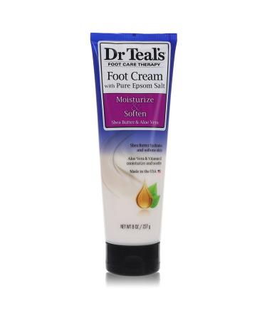 Dr Teal's Pure Epsom Salt Foot Cream by Dr Teal's Pure Epsom Salt Foot Cream with Shea Butter & Aloe Vera & Vitamin E 8 oz for Women