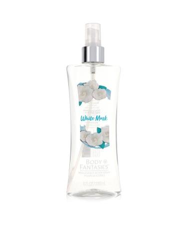 Body Fantasies Signature Fresh White Musk by Parfums De Coeur Body Spray 8 oz for Women