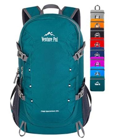 Venture Pal 40L Lightweight Packable Travel Hiking Backpack Daypack