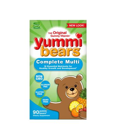 Hero Nutritionals Yummi Bears Complete Multi Gummies - 90 Count | Best Children's Multivitamins - Buy Online on SooperMarket.com