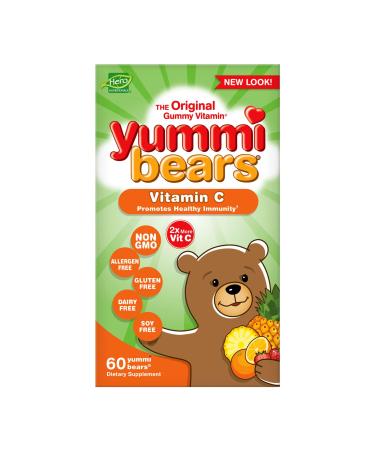 Hero Nutritionals Yummi Bears Vitamin C Gummies - 60 Count for Immune Support - Buy Online on SooperMarket.com