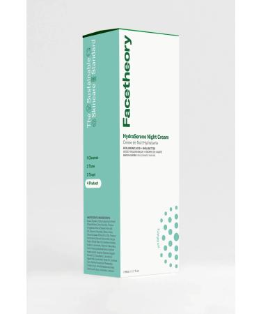 facetheory Relaxing Night Cream M10 - Hydrating Night Cream Face Moisturizer Night Retain Moisture While You Sleep Vegan and Cruelty-Free Made in the UK | Scented | 50 ml
