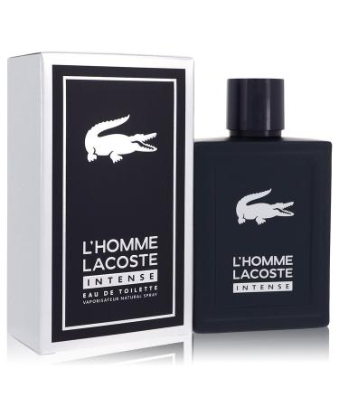 Lacoste L'homme Intense by Lacoste Eau De Toilette Spray 3.3 oz for Men