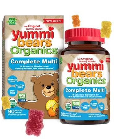 Hero Nutritionals Yummi Bears Organic Complete Multi - 90 Gummies