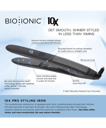 Shop Bio Ionic 10X Pro Styling Iron 1" Online - Best Price & International Shipping - Buy Online on SooperMarket.com