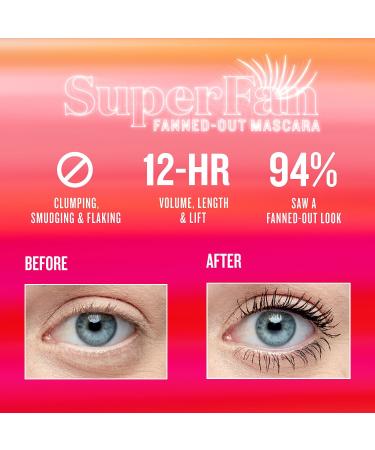 Shop Smashbox Super Fan Lash Lengthening Mascara - Standard Size Black - 0.33 oz/ 10 mL Online - Best Price & International Shipping - Buy Online on SooperMarket.com