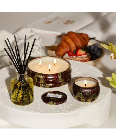 Shop VOLUSPA Goji & Tarocco Orange Decorative Tin Candle - 12 oz/ 340 g Online - Best Price & International Shipping - Buy Online on SooperMarket.com
