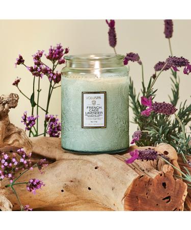 Shop VOLUSPA French Cade & Lavender Glass Jar Candle - 18 oz/ 510 g Online - Best Price & International Shipping - Buy Online on SooperMarket.com