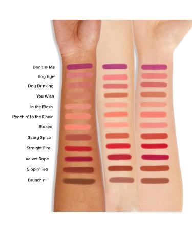 Shop Too Faced Peach Puff Long-Wearing Diffused Matte Lip Color - 0.07 oz/ 2 mL Boy Bye - soft baby pink Online - Best Price & International Shipping - Buy Online on SooperMarket.com