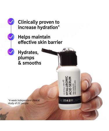 Shop The INKEY List Hyaluronic Acid (HA) Hydrating Face Serum - 1 oz/ 30 mL Online - Best Price & International Shipping - Buy Online on SooperMarket.com