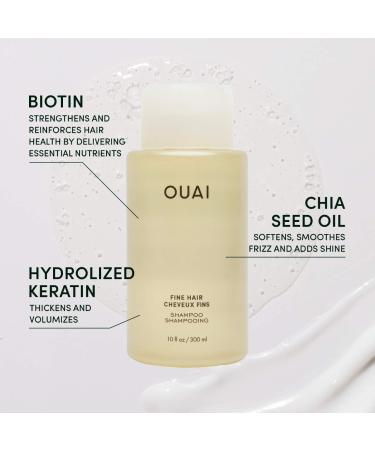 Shop OUAI Fine Hair Shampoo - 10 oz/ 300 mL Online - Best Price & International Shipping - Buy Online on SooperMarket.com