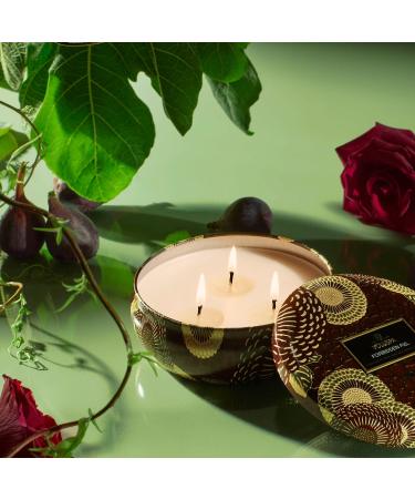 Shop VOLUSPA Forbidden Fig Decorative Tin Candle - 12 oz/ 340 g Online - Best Price & International Shipping - Buy Online on SooperMarket.com