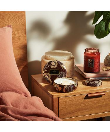 Shop VOLUSPA Forbidden Fig Decorative Tin Candle - 12 oz/ 340 g Online - Best Price & International Shipping - Buy Online on SooperMarket.com