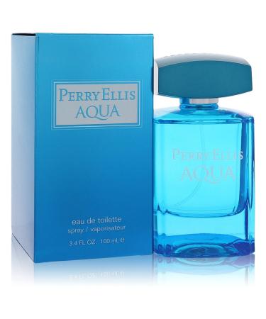 Perry Ellis Aqua by Perry Ellis Eau De Toilette Spray 3.4 oz for Men