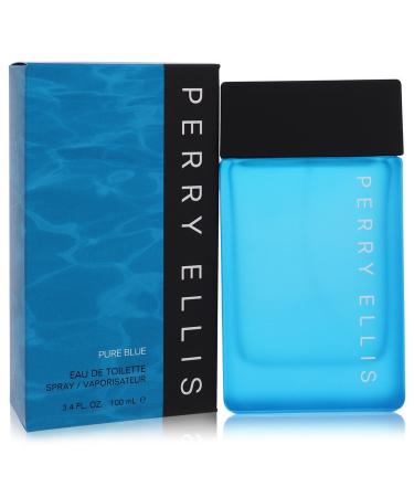 Perry Ellis Pure Blue by Perry Ellis Eau De Toilette Spray 3.4 oz for Men