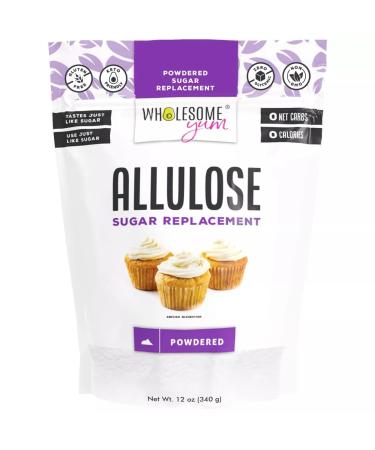 Wholesome Yum Besti Keto Powdered Allulose Sweetener - Natural Powdered Sugar Replacement (16 oz / 1 lb) - Non GMO, Zero Carb, Zero Calorie Confectioner’s Sugar Substitute