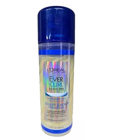L'oreal Paris Hair Expertise EverCurl Sculpt & Hold Cream GEL 5 Oz