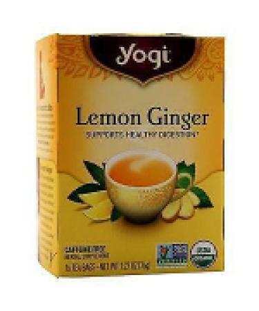 Yogi Tea Lemon Ginger Caffeine Free 16 Tea Bags 1.27 oz (36 g)