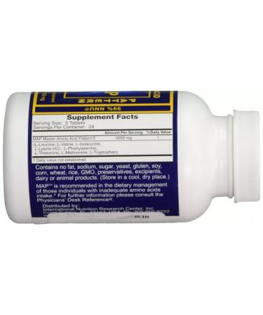 MAP Master Amino Acid Pattern 1000mg - 120 Tablets - Buy Online on SooperMarket.com