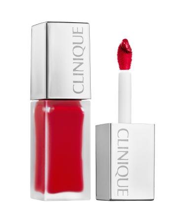 CLINIQUE Clinique Pop Liquid Matte Lip Colour + Primer Lipstick - 0.2 oz Flame pop - bright blue red